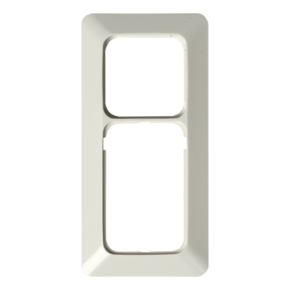 Cover plate 85 mm for double outlet combinations  Jussi