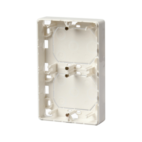 Surface frame for double socket, 25/100&nbsp;mm, Jussi - SURFACE MOUNTING FRAME 2522R-100