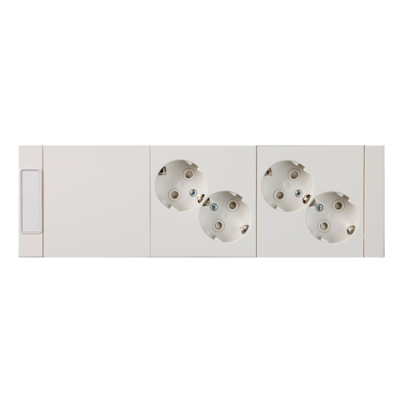 Conduit outlet IP20 earthed, ProDuct, ABB - SOCKET OUTLET UNIT AUD12-214