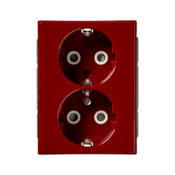 Flush-mounted outlet HL IP21, Impressivo - SOCKET OUTLET 302EUC-02