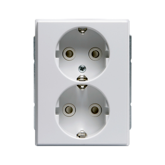 Flush-mounted outlet HL IP21, Impressivo - SOCKET OUTLET 302EUCM-84