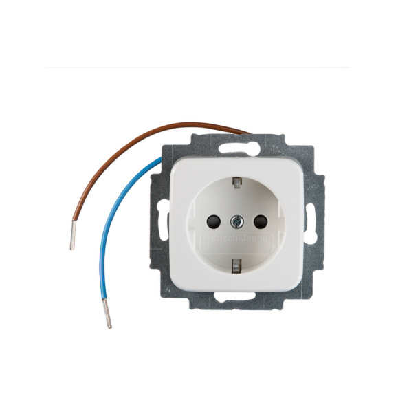 Flush-mounted outlet with LED light IP20 Jussi - SOCKET OUTLET 20EUCBLI-214