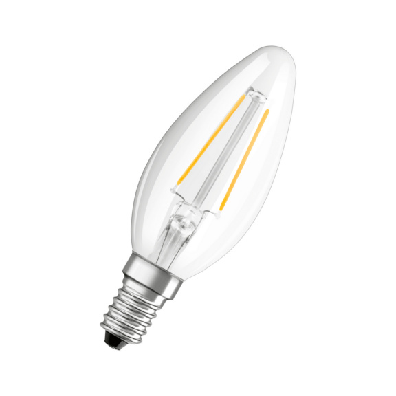 LED-kynttilälamppu CLASSIC B LED PERFORMANCE ei -himmennettävä, kirkas E14 - LED-LAMPPU CLB 2,5W/827 250lm E14 CL