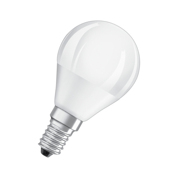 LED mini bulb CLASSIC P LED PARATHOM DIM plastic matt - CLP 4,9W/827 470lm E14 DIM OP