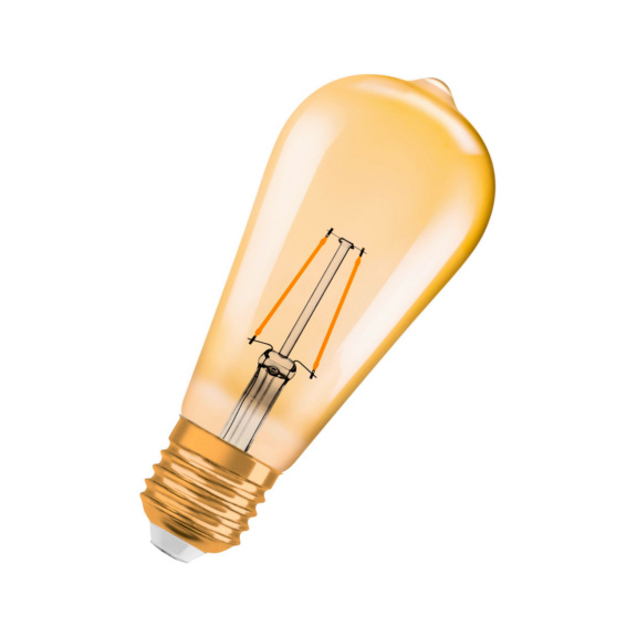 LED-lamppu VINTAGE 1906 LED NON-DIM - LED-LAMPPU EDISON 21 2,8W/824 GOLD E27