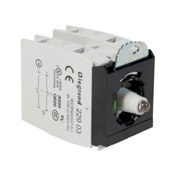 Connector block package for illuminated power switches  Legrand