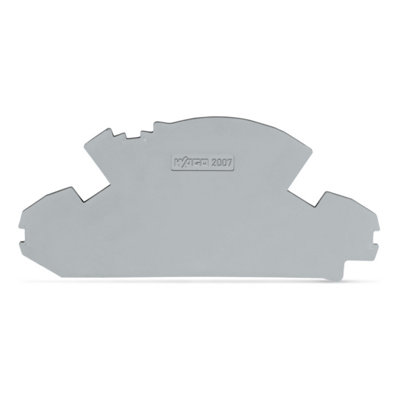 End plate 2007 series - END PLATE 1,5MM GY 2007-8891 WAGO