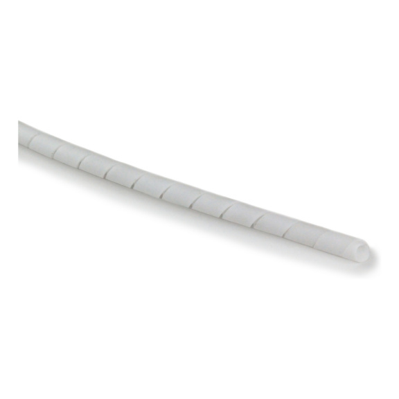 Cable spiral wrap white, halogen free