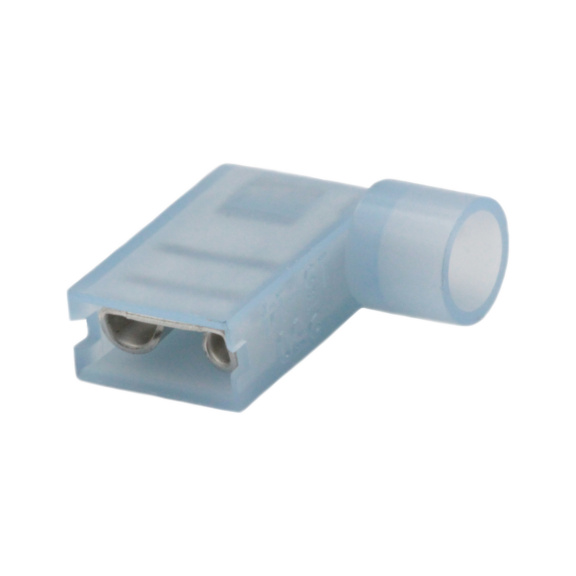 Elbox fitting female insulated PA - INSULATED PSHCON.FLAT ANGLED 6,3 BLUE