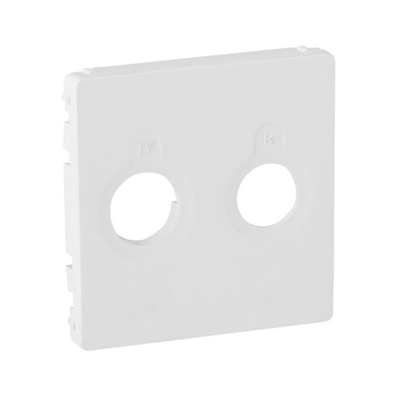Cover plate 54&nbsp;mm Valena TV-R - COVER PLATE TV-R SOCKET VALENA WT