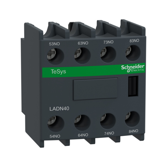 Auxiliary contactor TeSys - AUXILIARY CONTACT TESYS D/F 4NO LADN40