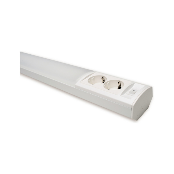 Work luminaire with outlet IP21 Ami - LUMINAIRE AMI LED 9W/830/840 DS