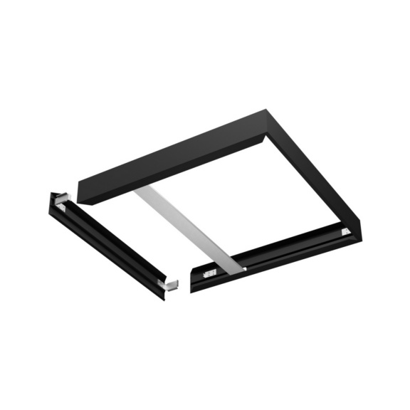 Panel luminaire frame Panel PFM 600 - ACCESSORY SURFACE MOUNTING PL 600 H75 BK