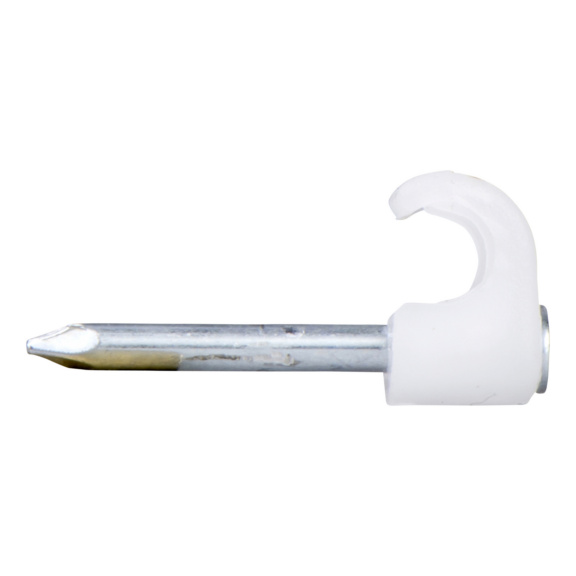 Nail-in clip white TC Thorsman - NAIL CLIP TC 10-14 30MM THORSMAN WT