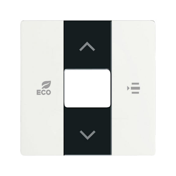 ABB-free@home cover plate for room thermostat Impressivo - ROOM THERMOSTAT CENTER PLATE MWT