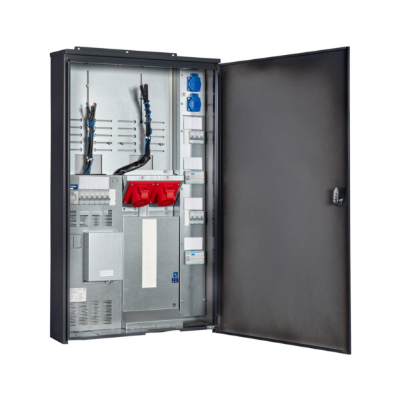 Metering panel 2T IP34 Collie for duplex houses with outlets - DETACHED CENTER 2T.PR X 80A IP34 COLLIE