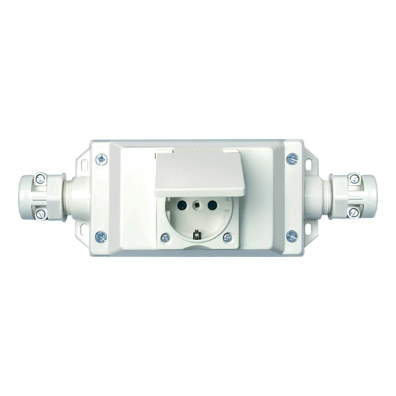Suspended outlet IP44