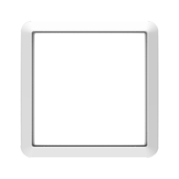 Cover plate 85 mm Exxact-Artic - FRAME EXXACT ARTIC 1 85MM WT