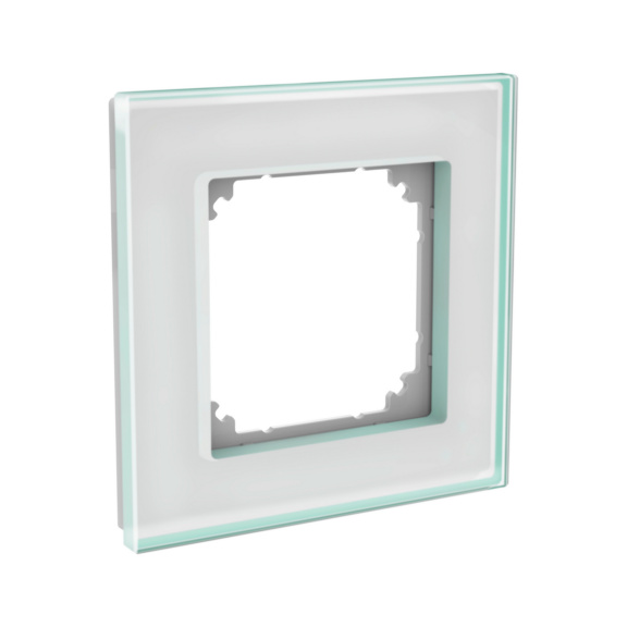 Cover plate 90 mm glass Exxact - FRAME 1-GANG GLASS SOLID