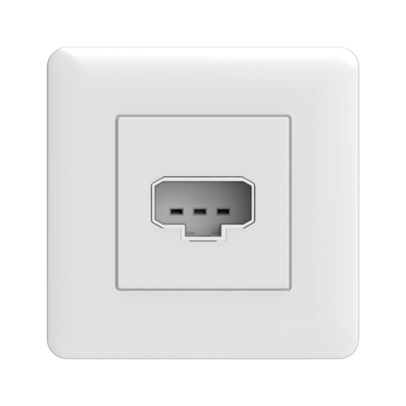 Lighting outlet DCL wall flush cover plate Exxact - DCL FULL COVER FLUSH SCREWLESS