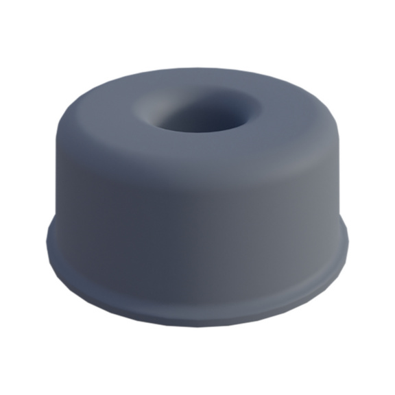 Adhesive pad - 22.3x10.1 Bumpon  Rec Dome GREY