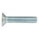 Hexagon screw, countersunk head, zinc plated - ISO 10642/010.9 ZN M8x40 FULL THREAD - 1
