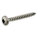 Chipboard screw, cylinder head stainless steel A2, TX - CHIPBSC. PAN HEAD A2 TX25 5X30 - 1