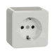 Surface-mounted Schuko outlet IP21  Exxact