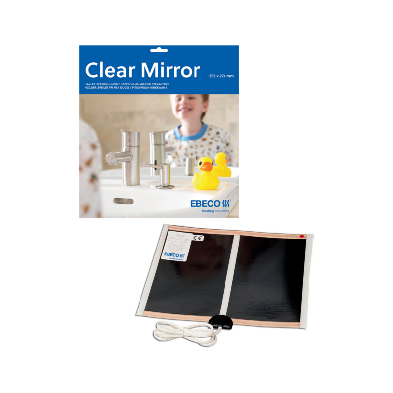 Mirror defogger 50W Ebeco Clear Mirror from