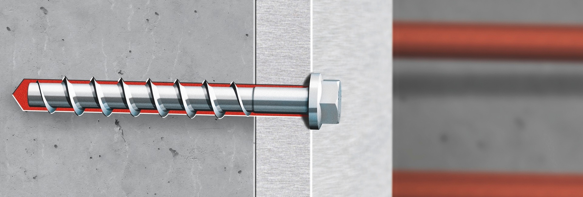 Das Injektionssystem WIT-Betonschraube verbindet die Vorteile von mechanischen und chemischen Befestigungen