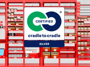 Teaser Cradle to Cradle Certified<sup>&reg;</sup> Silver Zertifizierung für ORSY<sup>&reg;</sup> System-Regal-Module