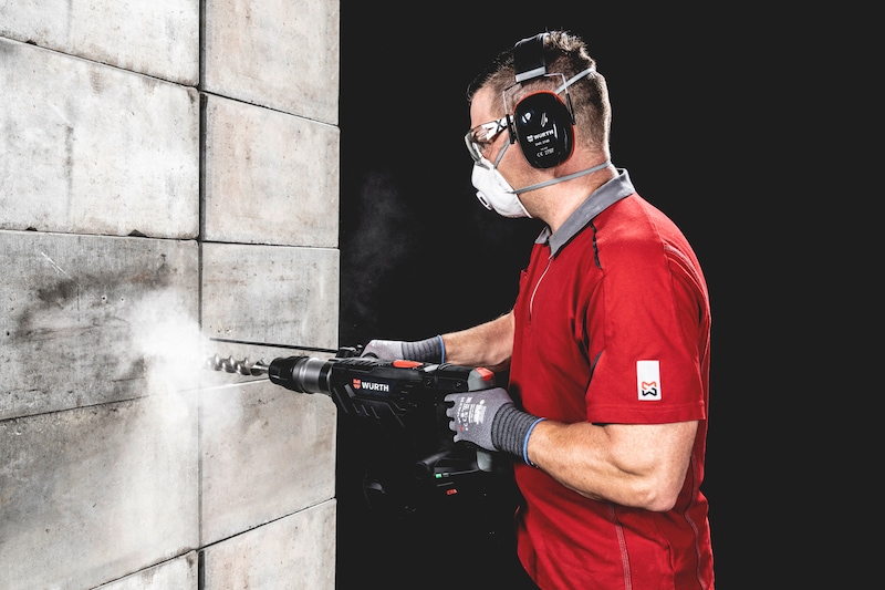 Staub auf der Baustelle WÜRTH