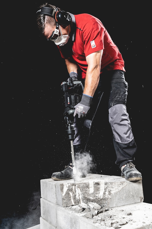 Staub auf der Baustelle WÜRTH