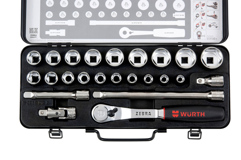 ½" 소켓 렌치 세트 24PCS