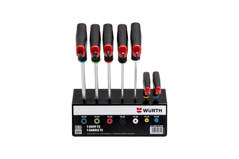 T 핸들 세트 7PCS, TX, 금속 케이스 포함