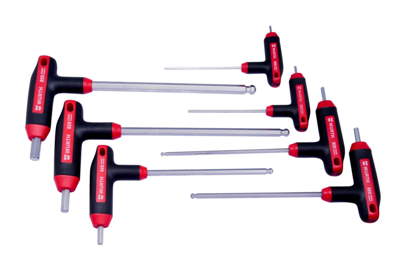 T 핸들 세트 7PCS, HEX, 볼 헤드