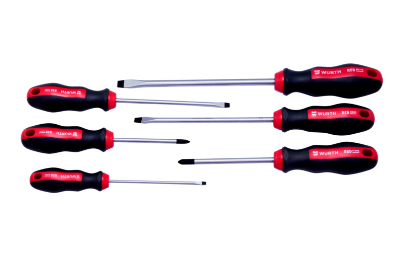 스크류 드라이버 세트 6PCS, 일자, 십자