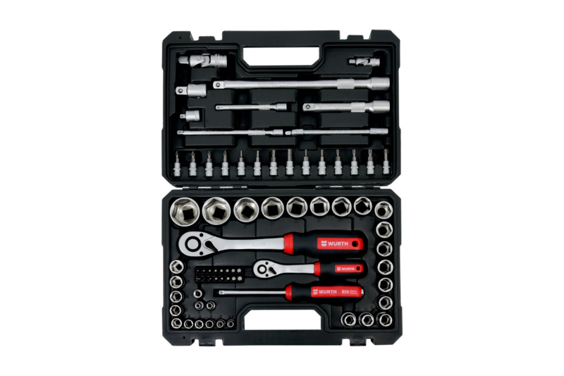 ¼"&½" 소켓렌치 세트 72PCS