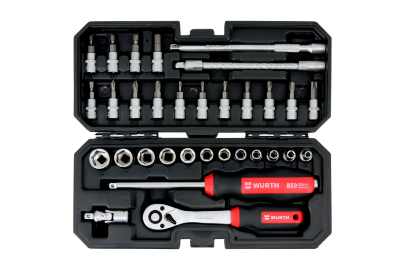 ¼" 소켓 렌치 세트 32PCS