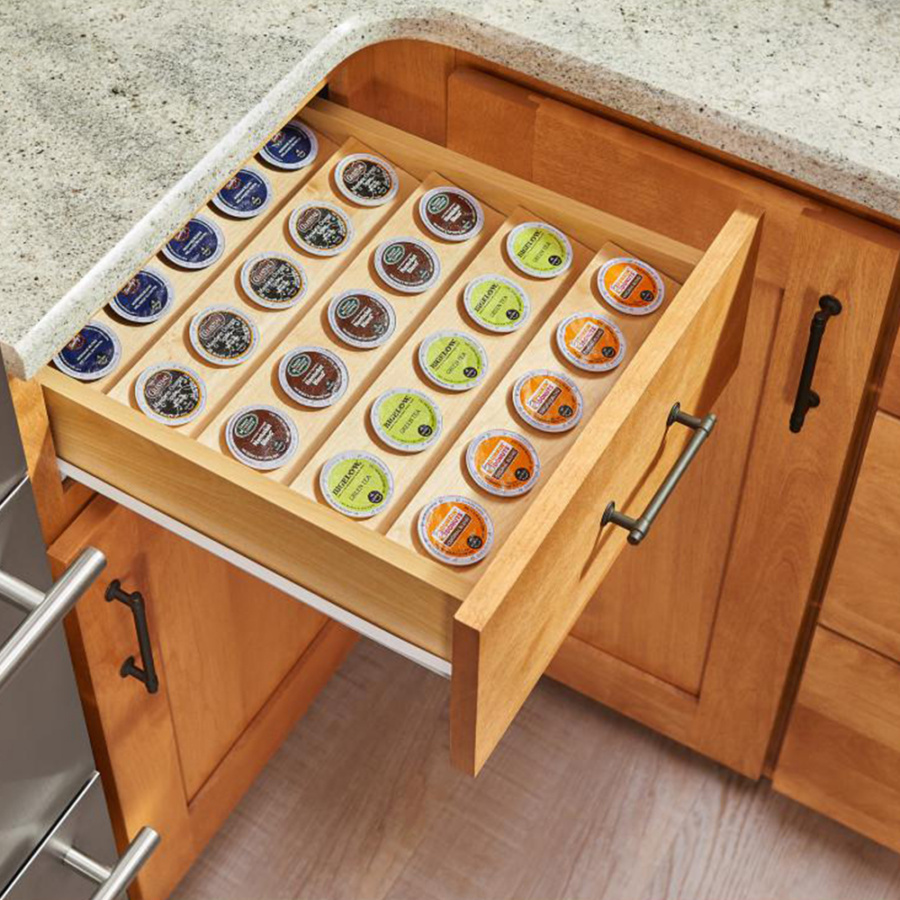 Rev-A-Shelf Wood K-Cup Drawer Insert - Thumbnail 3