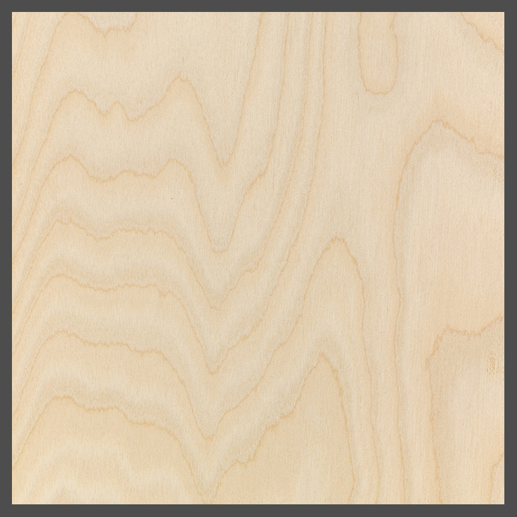 Plywood Hardwood White Birch, VC, Import, C-2 Grade, 2-Sided 18 mm