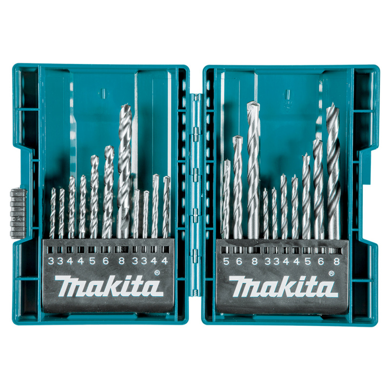 21-Piece Assorted Metric Drill Bit Set, B-44884 | Würth Baer