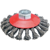 ATORN Kegelb&uuml;rste mit links gezopftem Draht