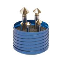 ATORN Kegelsenker-Satz 90&deg; HSS Dreischneider extrem ungleich geteilt