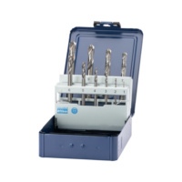 ATORN Spiralbohrer-Satz VHM Typ N 3xD unbeschichtet ohne IK