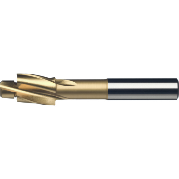 ATORN Flachsenker 180&deg; HSSE-TiN f&uuml;r Durchgangsloch fein
