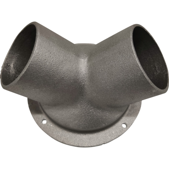 ZIMMER Maschinen Doppelabsaugstutzen 2 x 100 mm f&uuml;r Rasant und Absaugung ASA/6