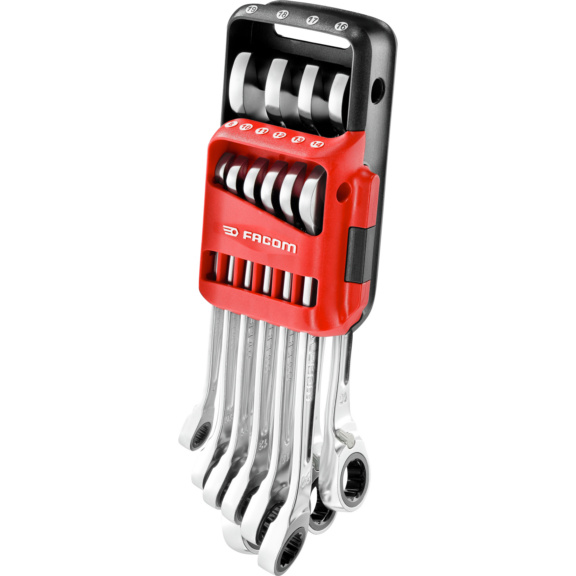 FACOM Knarren-Gabel-Ringschl&uuml;ssel Ultra Grip S&auml;tze 10 und 12-teilig