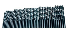 Sada spirál. vrtáků, volné 41 kusů, HSS, broušené 6–10 mm, v kroku po 0,1 mm