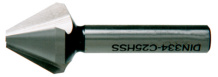 Zahl. + odhr. nástroj 60°, rov. stopka, DIN 334, 3břitý, HSS, průměr 10,0 mm